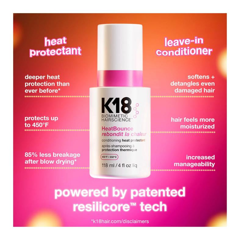 K18 Biomimetic Heatbounce Leave-In Conditioner Heat Protectant