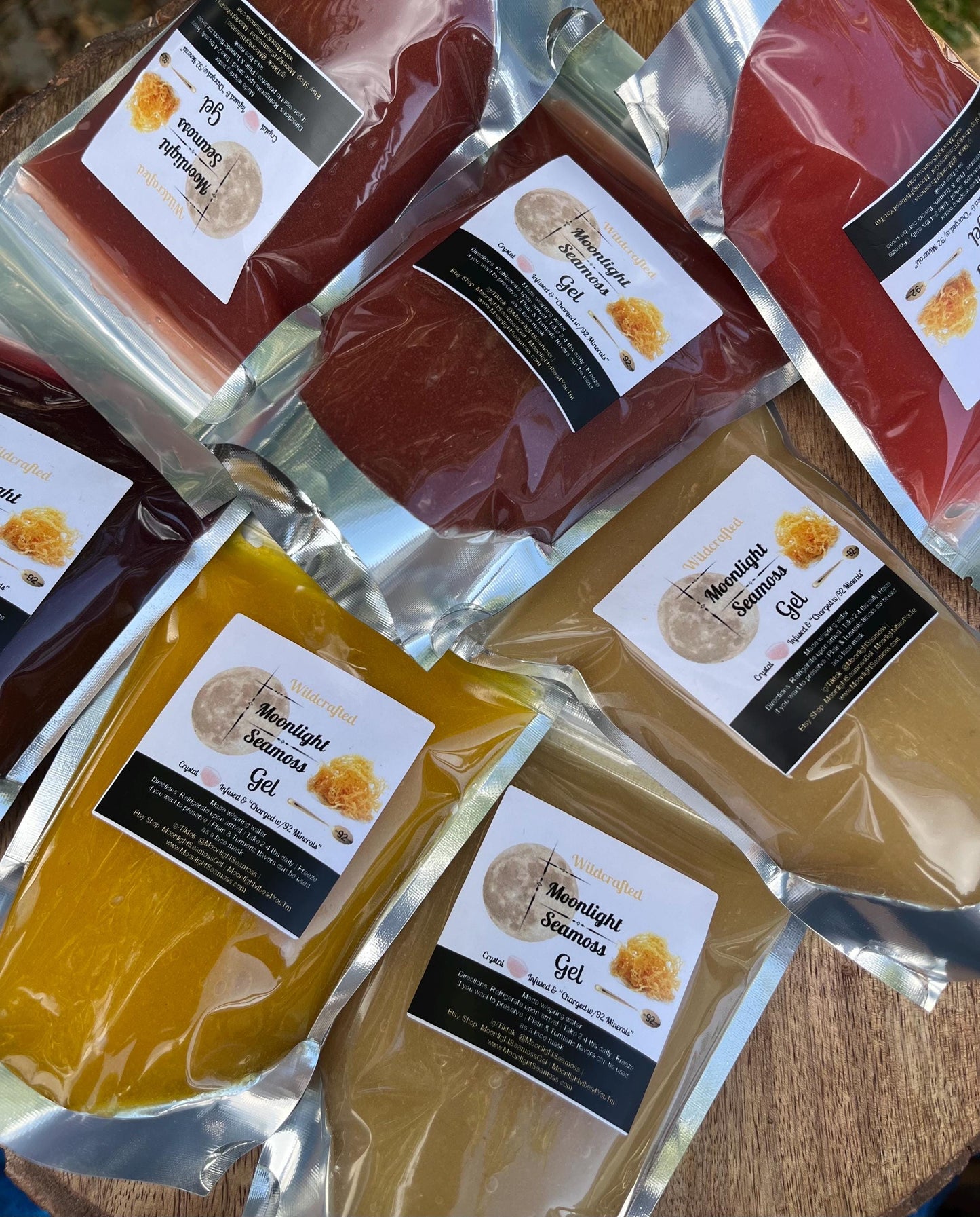 Moonlight Seamoss Gel | Wildcrafted Sea Moss Gel | 100% Organic Sea Moss | Organic | Highgrade | Freshly Made