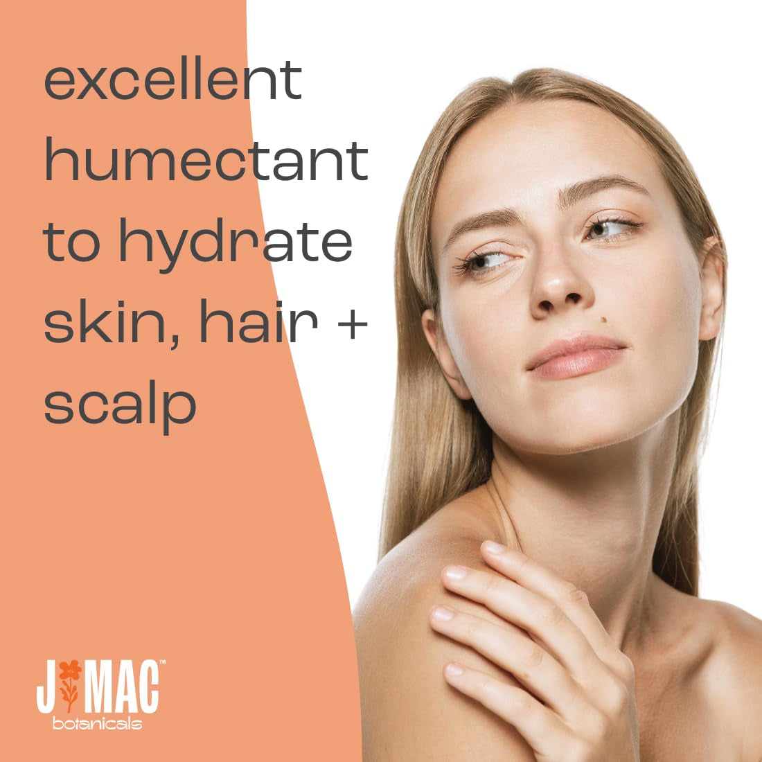 , Organic Vegetable Glycerin Oil (16Oz Bottle) Moisturizing and Softening, 100% Pure Natural Liquid Organic Glycerine for Crafts, Skin, Face, Hair