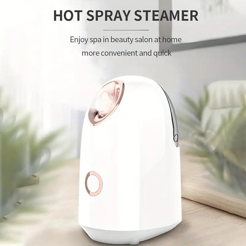 1Pc, Face Steamer, Thermal Spray Nano Spray Water Replenisher, Portable Thermal Spray Facial Humidifier, Household Beauty Instrument