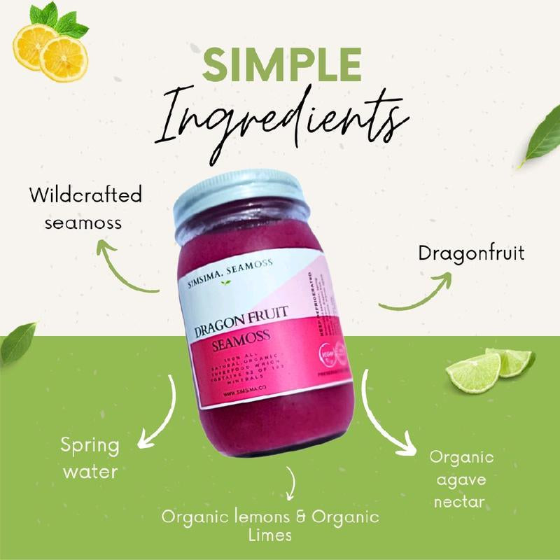 Dragonfruit Seamoss Organic Gel