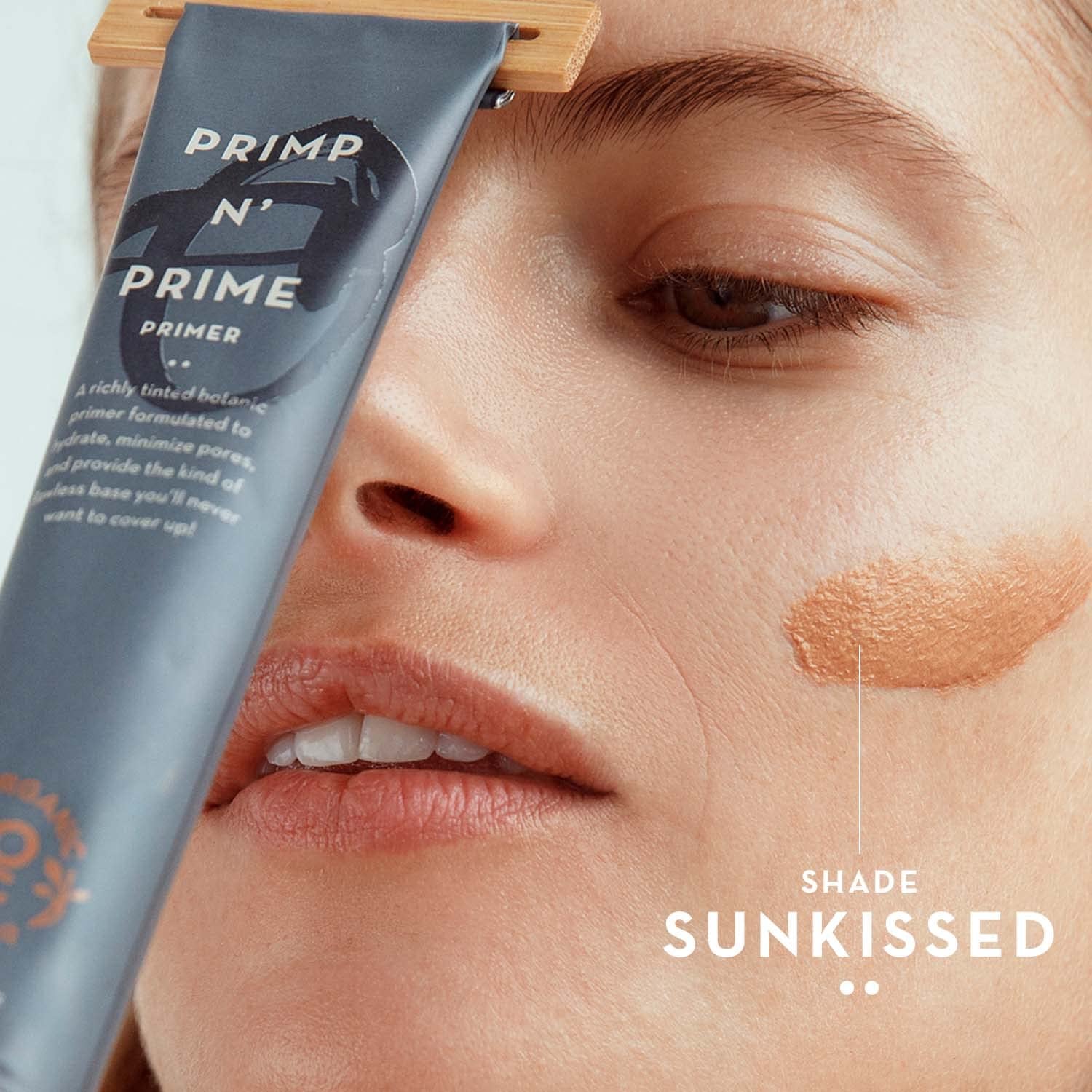 Glowing Skin Makeup Primer and Moisturizer - Vegan Hydrating Primer Face Makeup Pore Minimizer and Tinted Moisturizer for Face Care with Organic Base - Premium Face Primer for Makeup (Sun Kissed)