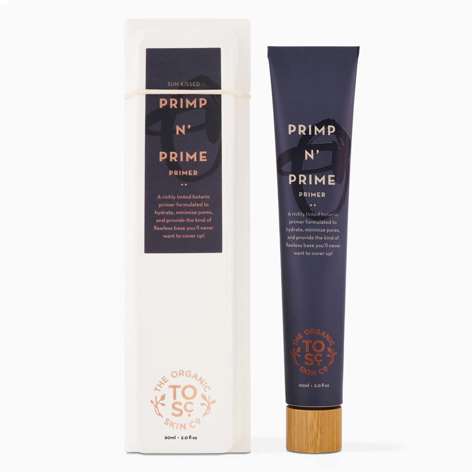 Glowing Skin Makeup Primer and Moisturizer - Vegan Hydrating Primer Face Makeup Pore Minimizer and Tinted Moisturizer for Face Care with Organic Base - Premium Face Primer for Makeup (Sun Kissed)
