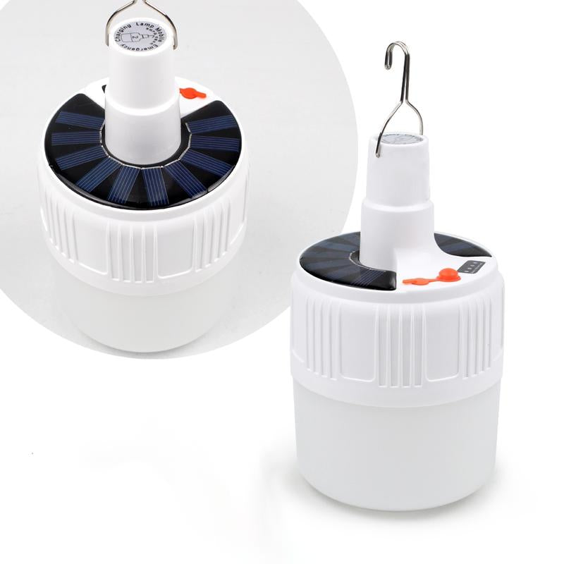 Solar Charging Camping Lamp - Adjustable Brightness - USB Rechargeable by Stoneleo