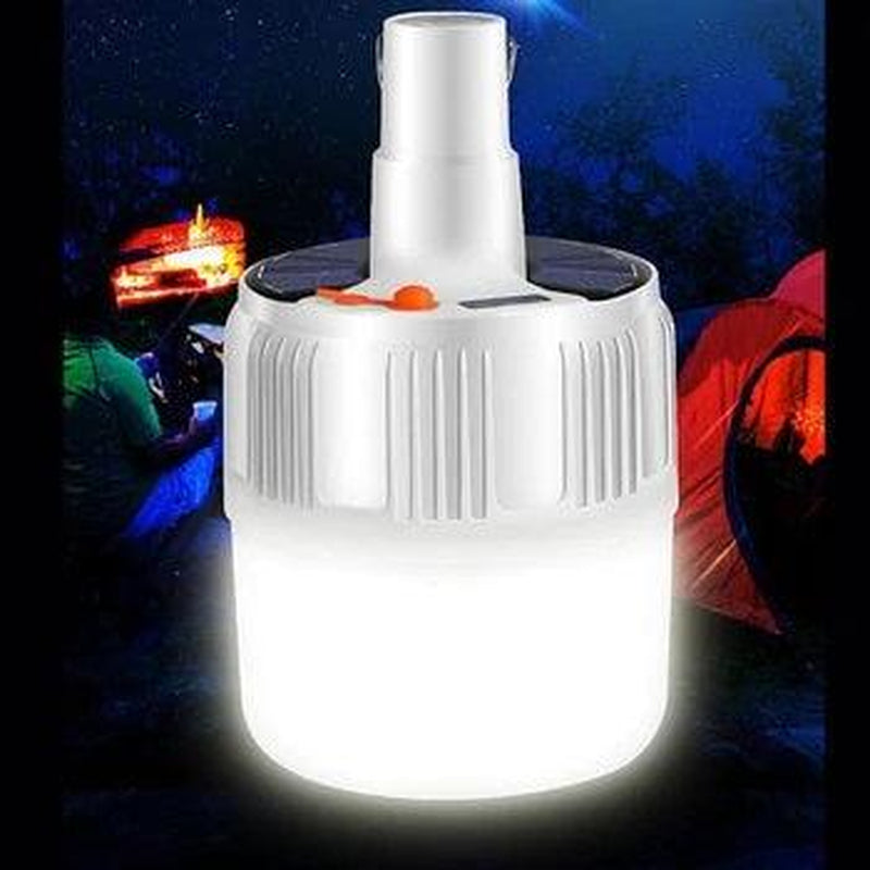 Solar Charging Camping Lamp - Adjustable Brightness - USB Rechargeable by Stoneleo