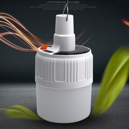 Solar Charging Camping Lamp - Adjustable Brightness - USB Rechargeable by Stoneleo